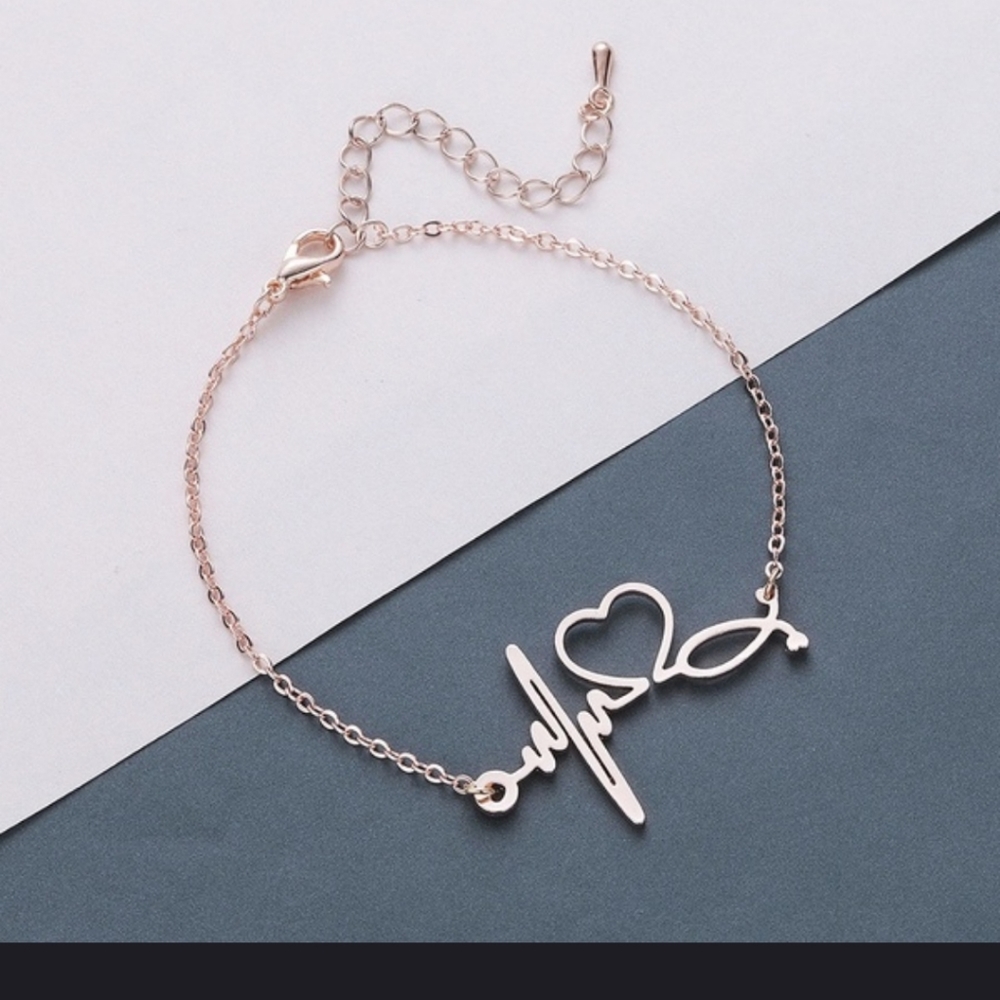 🏨🏨Very nice lifeline, ❤and stethoscope bracelet